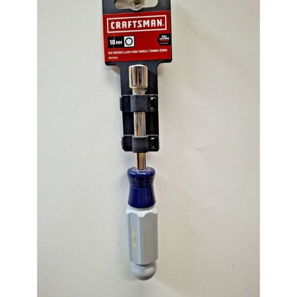 New CRAFTSMAN, 10-MM "NUT DRIVER", Color Coded Blue,  CMHT65119 - Picture 1 of 3